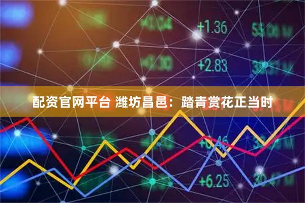 配资官网平台 潍坊昌邑：踏青赏花正当时